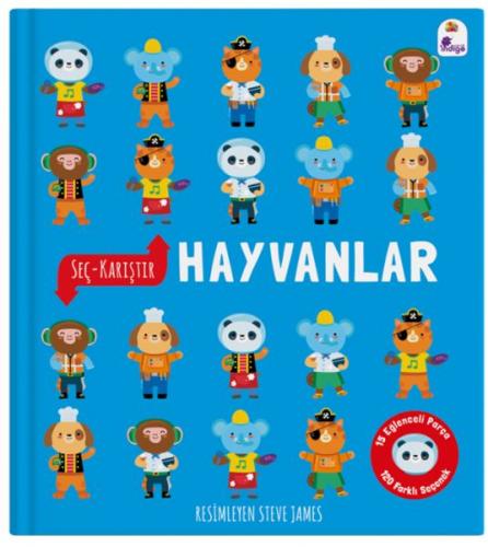 Seç – Karıştır : Hayvanlar (15 Eğlenceli Parça, 120 Farklı Seçenek) - 