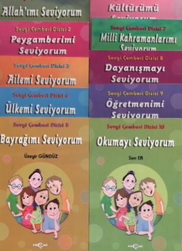 Sevgi Çemberi Dizisi (10 Kitap) - Üzeyir Gündüz - Akçağ Yayınları