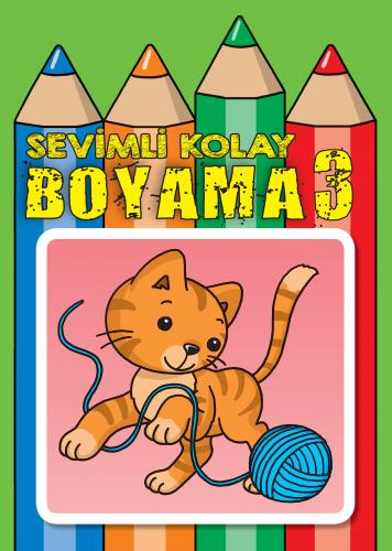 Sevimli Kolay Boyama 3 - Kolektif - Parıltı Yayınları