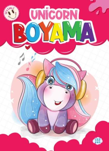 Sevimli Unicorn Boyama - Kollektif - Dokuz Çocuk Yayınları