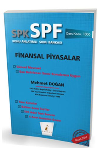 SPK - SPF Finansal Piyasalar Konu Anlatımlı Soru Bankası - Mehmet Doğa