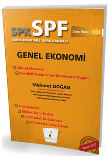 SPK - SPF Genel Ekonomi Konu Anlatımlı Soru Bankası - Mehmet Doğan - P