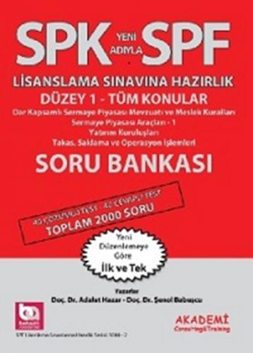 SPK Lisanslama Sınavına Hazırlık Düzey 1 - Tüm Konular Soru Bankası - 