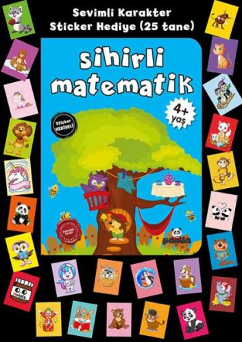 Stickerlı 4+ Yaş Sihirli Matematik - - Beyaz Panda Yayınları