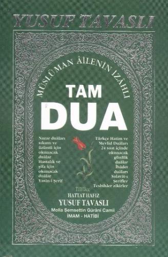 Tam Dua Kitabı Cep Boy (C36) - Yusuf Tavaslı - Tavaslı Yayınları