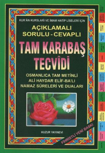 Tam Karabaş Tecvidi (Fihristli) - Şeyh Abdurrahman Karabaşi - Huzur Ya