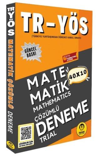 Tasarı 2025 TR YÖS Matematik 40X10 Çözümlü Deneme - Özgen Bulut - Tasa