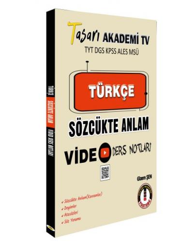 Tasarı DGS Türkçe Sözcükte Anlam Video Ders Notları - - Tasarı Akademi