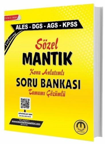 Tasarı Yayınları ALES DGS KPSS MEB-AGS Sözel Mantık Konu Anlatımlı Sor