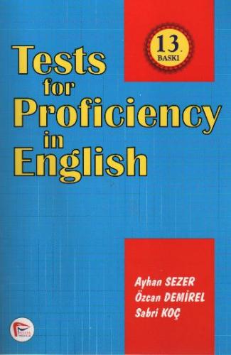 Tests For Proficiency In English - Ayhan Sezer - Pelikan Tıp Teknik Ya