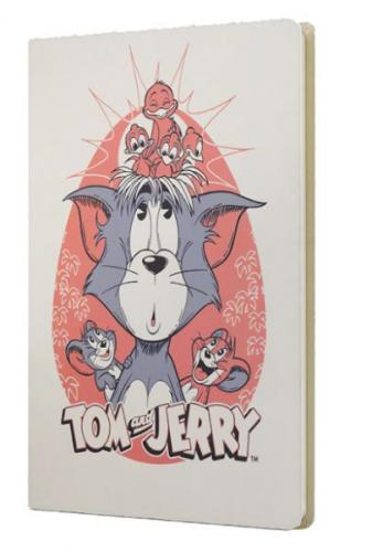 Tom And Jerry Sert Kapak Butik Defter Krem - - Mabbels