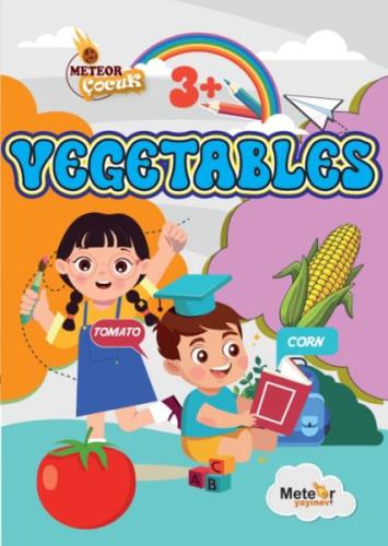 Vegetables (Sebzeler) Türkçe – İngilizce Boyama Kitabı - Umut Öz - Met