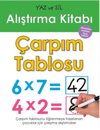 Yaz ve Sil - Alıştırma Kitabı - Çarpım Tablosu - Kolektif - Doğan Egmo