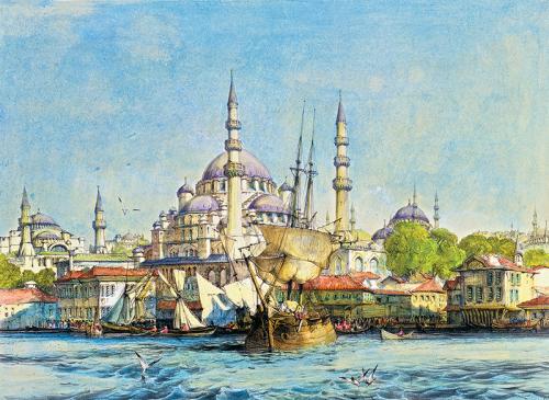 Yeni Cami ve Ayasofya (Puzzle 1000) 3166 - - Anatolian Puzzle