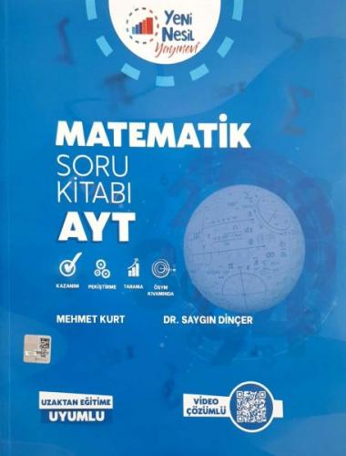 2020 AYT Matematik Soru Kitabı - Mehmet Kurt - Yeni Nesil Yayınevi