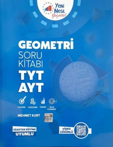 2020 TYT AYT Geometri Soru Kitabı - Mehmet Kurt - Yeni Nesil Yayınevi