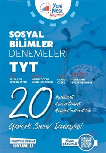 TYT Sosyal Bilimler 20 Deneme Sınavı - Kolektif - Yeni Nesil Yayınevi