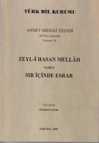 Zeyl-i Hasan Mellah Yahut Sır İçinde Esrar - Ahmet Mithat Efendi - Tür